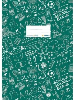 Herma Protège-cahier "Schoolydoo", A4, En PP - Vert