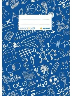 Herma Protège-cahier "Schoolydoo", A5, En PP - Bleu