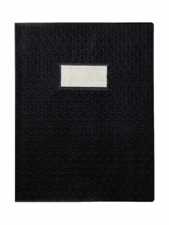 CLAIREFONTAINE Protège-cahiers 24X32 Noir Opaque CALLIGRAPHE