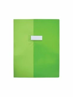 CLAIREFONTAINE Protège-cahiers 24X32 Vert Opaque CALLIGRAPHE