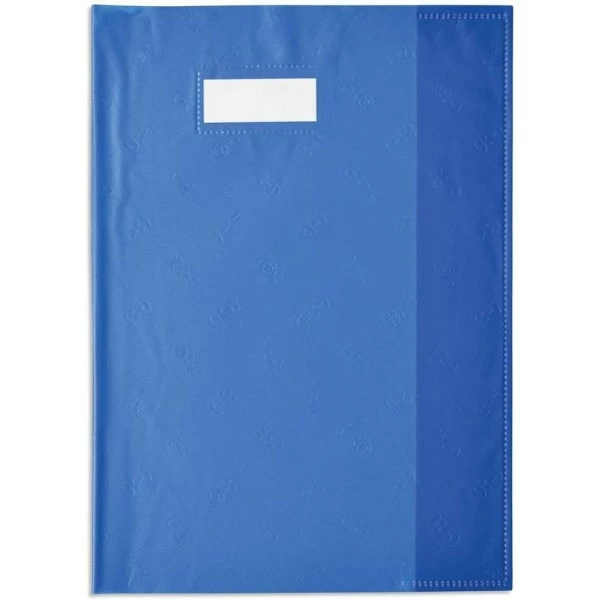 Oxford Protège-cahiers Styl SMS, 240 X 320 Mm - Bleu 1 Oxford Protège-cahiers Styl SMS, 240 X 320 Mm - Bleu