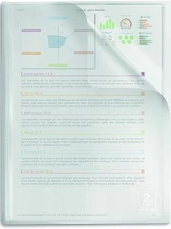 Oxford Protège-documents "2nd Life", A4, 20 Pochettes - Incolore