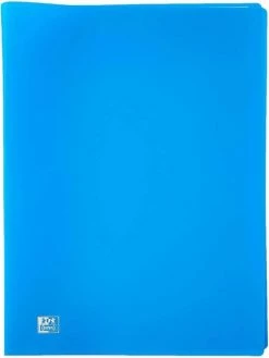 Oxford Protège-documents "Initial", A4, 40 Pochettes - Bleu