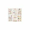 Perlesmania PS11006612 PAX 1 Set De 6 Planches De Stickers Japonisant Dessert Pour Customisation Et Scrapbooking