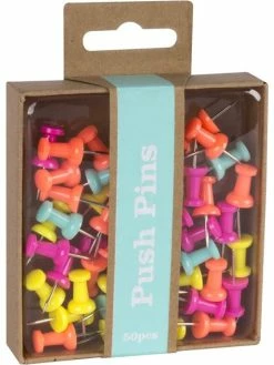 Apli Agipa Punaises D'affichage Fluor Collection 50 Unités