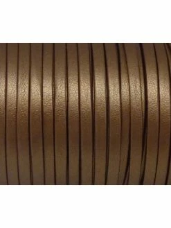 La Cuisine Des Perles R-70cm Lanière Simili Cuir 3,5mm De Couleur Bronze Très Belle Qualité