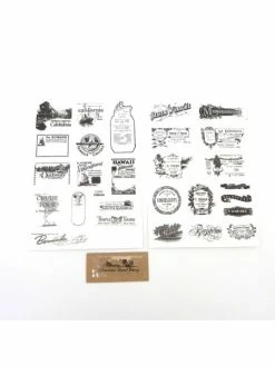 La Cuisine Des Perles R Lot De 6 Planches D'étiquettes Adhésives, Stickers Retro Soit 114 Étiquettes Transparent / Noir -V-Zug shop r lot de 6 planches detiquettes adhesives stickers retro soit 114 etiquettes transparent noir p 4