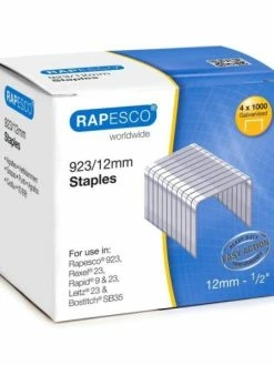 RAPESCO - Agrafes 923/12, 4.000 Pièces, Galvanisé