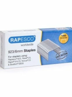 RAPESCO - Agrafes 923/6, 1.000 Pièces, Galvanisé