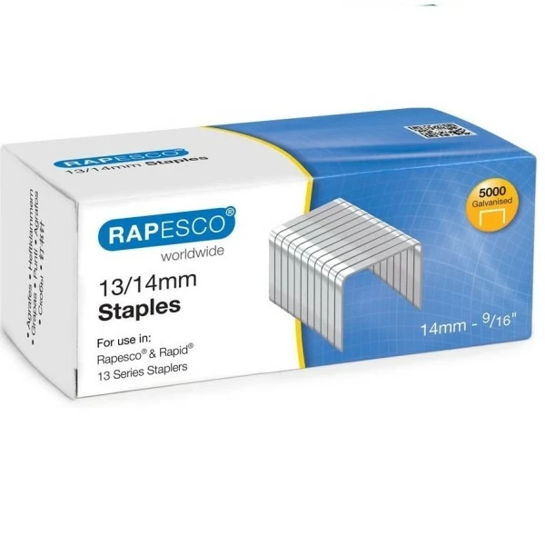 RAPESCO - Agrafes Pour Pistolet Agrafeur 13/14, Galvanisé 1 RAPESCO - Agrafes Pour Pistolet Agrafeur 13/14, Galvanisé