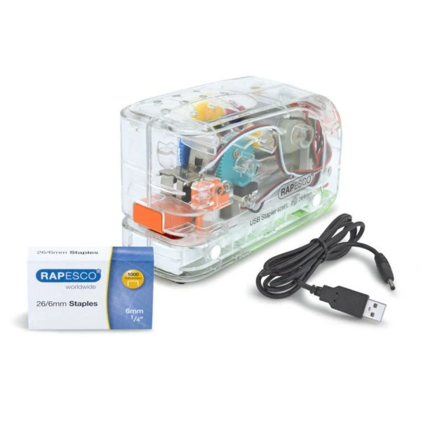 RAPESCO - Agrafeuse électrique 626EL- Transparente 1 RAPESCO - Agrafeuse électrique 626EL- Transparente