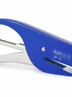 RAPESCO - Pince Agrafeuse SP-10, Chrome / Bleu