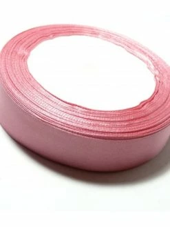 Perlesmania RC20Y082 1 Rouleau De 22 Mètres Ruban Satin 20mm Rose