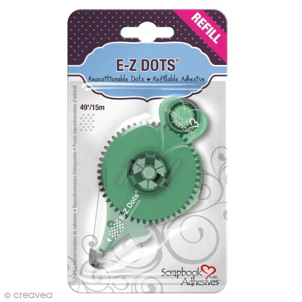 Scrapbook Adhesives Recharge Adhésive E-Z Dots - Bande Pois - Repositionnable - 15 M 1 Scrapbook Adhesives Recharge Adhésive E-Z Dots - Bande Pois - Repositionnable - 15 M