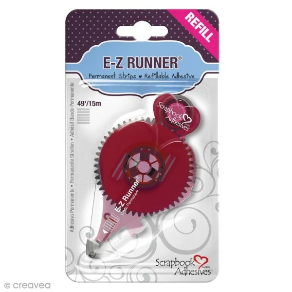 Scrapbook Adhesives Recharge Adhésive E-Z Runner - Bande Rayures - 15 M 1 Scrapbook Adhesives Recharge Adhésive E-Z Runner - Bande Rayures - 15 M