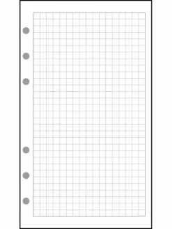 Exacompta Recharge Exatime 17 - Quadrillé 5x5