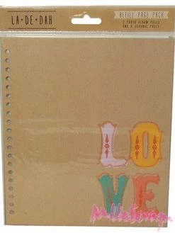 GRANT STUDIO Recharges Pages Imprimées - La De Dah - 10 Pièces