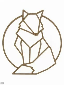 Creavea Renard Géométrique En Bois à Décorer - 9 Cm