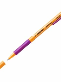 Roller à Encre Gel PointVisco Lilas - Stabilo - Papeterie Facile