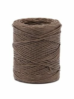 Doge Rouleau 50 M Cordon Fil De Fer Recouvert De Papier Marron, Diam. 2 Mm, Cordelette Armée Brun Chocola