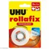 UHU® Rouleau Adhésif Transparent Rollafix Avec Dévidoir - 19 Mm X 25 M
