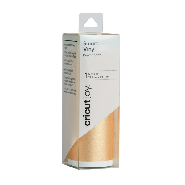 Rouleau De Vinyle Permanent Doré Pailleté Cricut 121,9 X 13,9 Cm 1 Rouleau De Vinyle Permanent Doré Pailleté Cricut 121,9 X 13,9 Cm