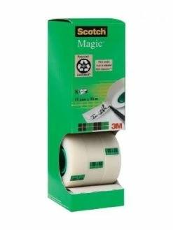 Scotch Ruban Adhésif Magic 810, 19 Mm X 33m, 6+2 GRATUITS