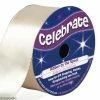 Celebrate Ruban De Satin - Blanc Crème - 25 Mm X 4 M