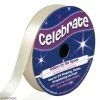 Celebrate Ruban De Satin - Blanc Crème - 9 Mm X 6 M
