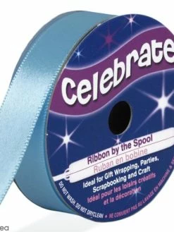 Celebrate Ruban De Satin - Bleu Ciel - 13 Mm X 6 M