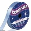 Celebrate Ruban De Satin - Bleu Pervenche - 9 Mm X 6 M