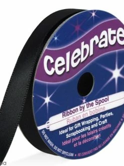 Celebrate Ruban De Satin - Noir - 9 Mm X 6 M