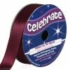 Celebrate Ruban De Satin - Rouge Lie De Vin - 13 Mm X 6 M