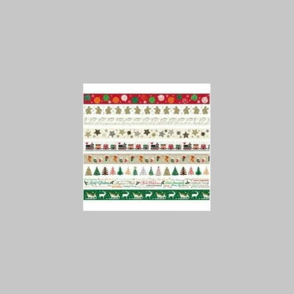 Heyda Ruban Décoratif Adhésif - Noël - Joyeux Noël 1 Heyda Ruban Décoratif Adhésif - Noël - Joyeux Noël