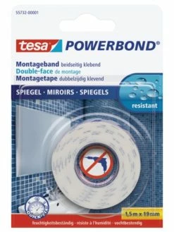 Ruban Double Face Tesa Spécial Miroirs Et Pièces Humides 1,5m X 19mm