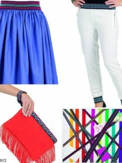 Prym Ruban élastique Brodé - Zigzag Noir - 25 Mm - Au Mètre (sur Mesure) -V-Zug shop ruban elastique brode zigzag noir 25 mm au metre sur mesure p 4