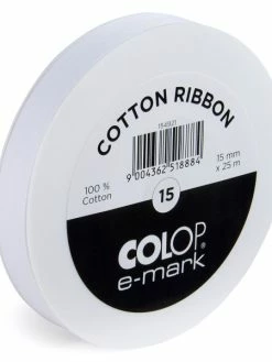 Colop Ruban En Coton Pour E-mark Create - 15 Mm - 25 M