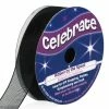 Celebrate Ruban En Organza - Noir - 12 Mm X 6 M