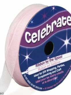 Celebrate Ruban En Organza - Rose Clair - 9 Mm X 8 M