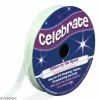 Celebrate Ruban En Organza - Vert Tilleul - 6 Mm X 8 M