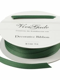 Creativ Company Ruban Gros Grain - 5 Mm X 15 M - Vert