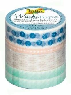 FOLIA Rubans Autocollants Déco Washi-Tape "Hygge"
