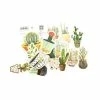 Perlesmania S11117210 PAX 1 Lot De 24 Stickers Exotique Cactus Customisation Et Scrapbooking
