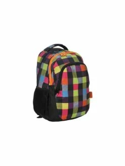 PASO Sac à Dos 2 Compartiments "Ecossais Fancy"