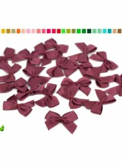 La Mercerie De Vally Sachet De 20 Nœuds En Satin De Belle Qualite Baie