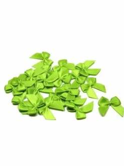 La Mercerie De Vally Sachet De 20 Nœuds En Satin De Belle Qualite Vert Menthe 550