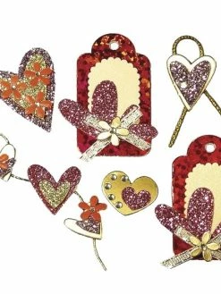 Rayher Sachet De 8 Stickers 3D Coeurs