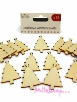 Sapins De Noel - Simply Creative - 16 Pièces