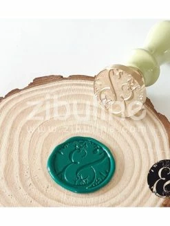 Zibuline Sceau 25 Mm - Esperluette Florale (Binka)