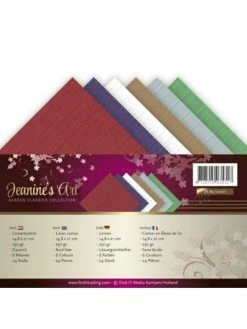 Find It™ Set 24 Feuilles Jeanine's Art - Garden Classics A5 14.8 X 21 Cm